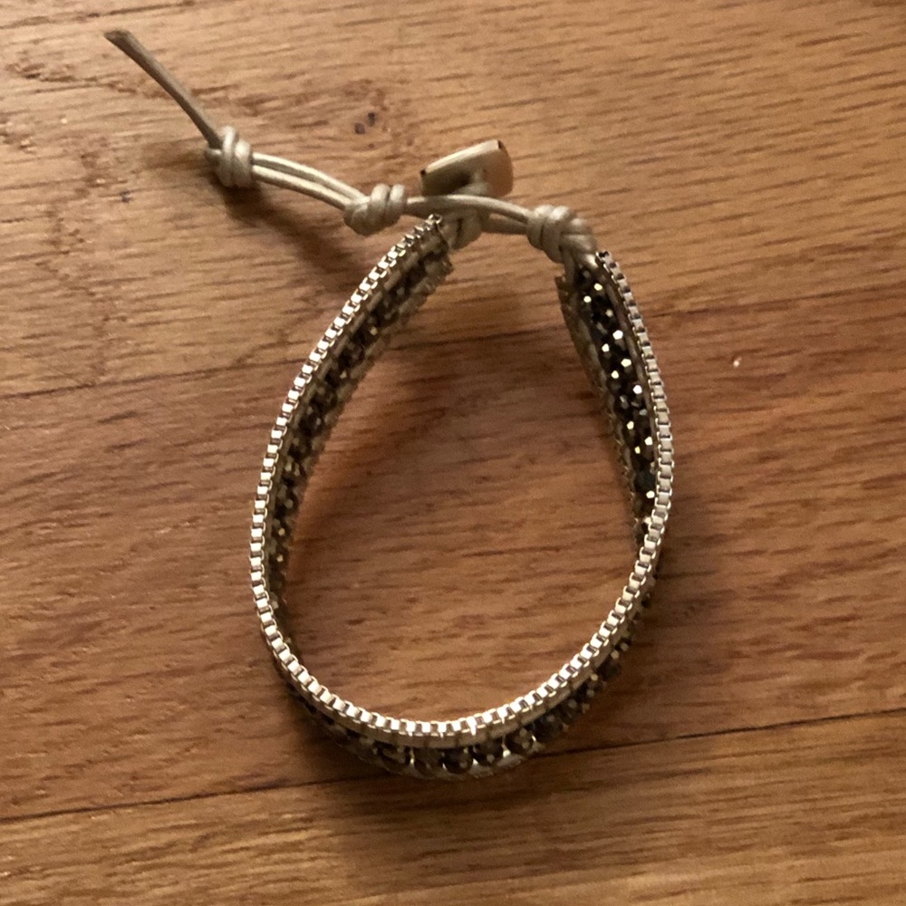 Women’s Adjustable Gold Beaded Bracelet